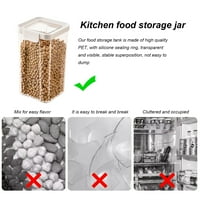 Dvokrevetna hrana za skladištenje hrane JAR SVAAR Organizacija sa poklopcem lako čišćenja kafe kafeterija