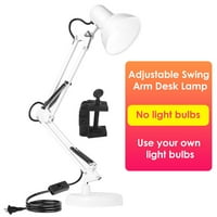 · PEH LED stočna lampa sa stezaljkama - Swing Arms Lamp lampica hladnog svjetla Sklopiva stolna lampa, koja se koristi za ured, rad, studij, spavaonica i zaštitu očiju