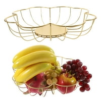 Metalna žičana posuda za voćnu posudu Desktop voćna košara za pohranu povrća Košarica za pohranu