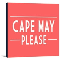 Cape May, New Jersey - rt može molim vas - jednostavno rečeno - umjetničko djelo u vezi sa fenjerom