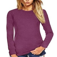 Abtel Ladies majica dugih rukava Tee Regular Fit T Košulja Žene Stretch radne pulover kratki rukav ljubičasti
