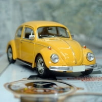 Musuos Vintage Beetle Diecast Pull Back Car Model Toy za djecu Poklon dekor slatko