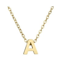 Ženske ogrlice zapadnih stila osjetljivo zlatno monogram ogrlicu za žene slatko pismo Naziv Choker ogrlice
