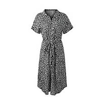 Cleariance Ljetne haljine za žene kratki rukav A-line Dužina gležnjada modna tiskana V-izrez haljina