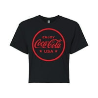 Coca-Cola - Uživajte u Coca Cola SAD - Juniors obrezan pulover Hoodie
