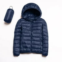 DTIDTPE jakne za žene puffer prsluk za žene topla vodootporna lagana jakna s kapuljačom vjetrootporanim
