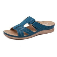 Dame Dame Orthotic Sandal Ljeto slajdova na plaži Sandale Comfort Platform Sliperies Papuče ženske vintage