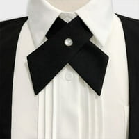 Podesivi Criss-Cross luk kravata školska uniforma Pred-vezani bowknot za žene Djevojke prije vezane