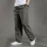 Giligiliso College Your Aduls Fashion Muške teretne hlače Slim čvrste ravno hlače Ležerne prilike na