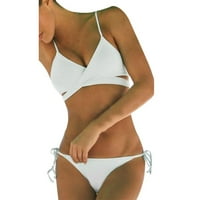 Ženske plivanja Hlače Swim odijelo za žene Podignite podstavljeni grudnjak zavoj bikini set kupaći kostim
