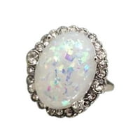 Nakit za žene prstenovi retro smaragdni prsten slatki dijamantni prsten ženski prsten inde dekoracija