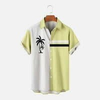 Muška kuća za odmor Plaža Majica sa džepom Ljetni modni kratki rukav Havajske majice Trendy Beach Show