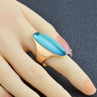 SKPBlutn prstenovi za žene djevojke Europska američka retro metala Višekolika kristal INS Hladno vjetrovske
