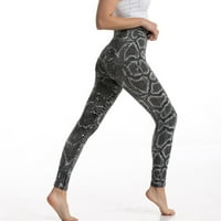 Yowging Gamging Thermal Print imitacija traper gama za hlače Hlače planinarenje Outfits Yoga Hlače Žene