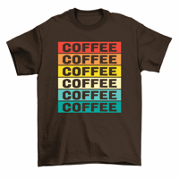 Kafe majica kofeine ljubavnik kava piće tee muške žene unisex