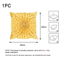 3D cvjetni ručno rađeni jastuk od jastuka ukrasni jastuk za jastuk sa skrivenim patentnim zatvaračem