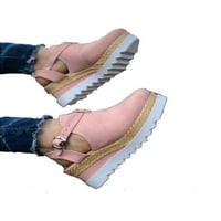 Colisha ženske zatvorene sandale za note sandale sandale za gležnjače, ljetni klinovi sandale