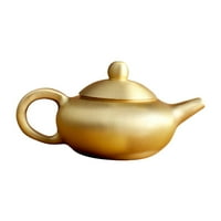 Retro stil mesingana čajnik ručna igračka ukras bakreni čajnik mini ornament figurice čaj za čaj za