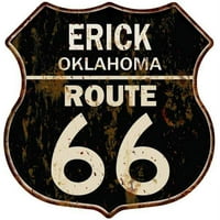 Oklahoma Route Shield Metal Sign Man Cave Garaža 211110014220