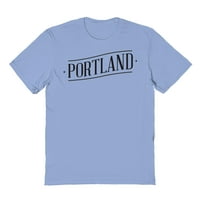 Portland oregon grafički grački za muškarce pamučna majica