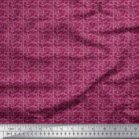 Soimoi pamučna kambrička tkanina geometrijska mala tiskana tkanina široka