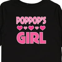 Inktastic Poppop Girl GrandDing poklon toddler majica s dugim rukavima