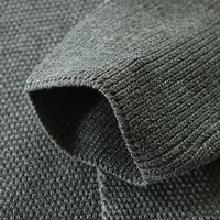 Bazyrey muška jakna crna jesen casual casual srednje dužine postolje ovratnik vjetrovske tipke džemper