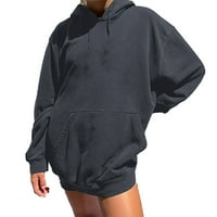 Žene Y2K Zip up hoodie - Ispis dugih rukava jesen i zimska dukseva do 50% popusta na džepni pulover