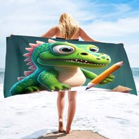 Dinosaur za ručnik za ručnik za ručnik na plaži, ručnik na plaži, ručnik na plaži, ručnik za plažu,