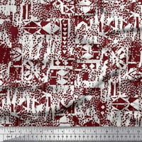 Soimoi svilena tkanina životinjska koža Teksture Ispis tkanina sa dvorištem širom