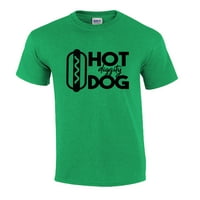 Smiješan vrući pasa za pasa za odrasle Unise kratkih rukava majica-kelly green-6xl