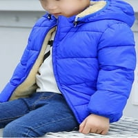 Iskrivljenu dječju djecu dječja dječaka dječak nosi kaput sa kapuljačom zimske jakne zimska odjeća