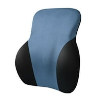 Višenamjenski jastuk za potporu struka s uklonjivim poklopcem udobnog naslona sjedala za kompjuterske stolice za auto sjedala kauč plavi