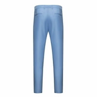 Simplmasygeni Muškarci Ležerne hlače Pantalone Novo poslovno odijelo Modni patentni zatvarače