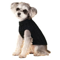 Qianha Mall Udobni džemper za kućne ljubimce PET džemper s reverskom dizajnom udobnog toplog elastičnog