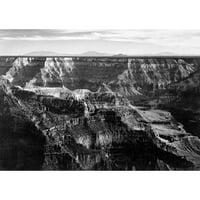 Adams, ansel crni moderni uokvireni muzej umjetnički print pod nazivom - Nacionalni park Grand Canyon