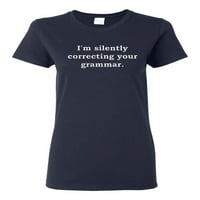 Dame mi nečujem vašu majicu gramatike