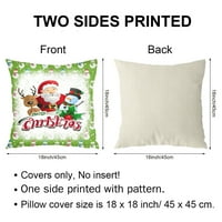 Božićni Xmas Santa Snowman baca pokrivač, lagani kućni dekor za krevet ili kauč