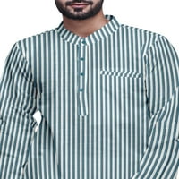 Atasi tiskani povremeni asimetrični kurta pidžama za muškarce dizajner dugih kurta set