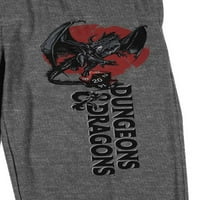 Dungeons i zmajevi spavaju padžama hlače-xl