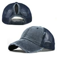 Sun Hat Ponytail Messy Buns Trucker Plain Baseball Visor Cap Unise Hat Hat Hats za žene Muškarci