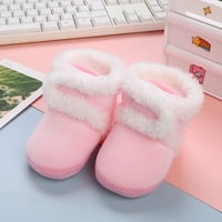 Kali_store čizme za snijeg Toddlers Boy's Girl Boots Modna djeca Čvrsta boja Boots Pink, 6