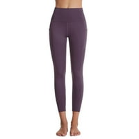 Miayilima Yoga hlače za žene dizanje gamaše koje rade joga fitness sportske hlače veličine l