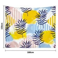 Cvjetne tapiserije Botanička cvijeta tiskana za tapiserija za tapiserija za sječenje spavaće sobe