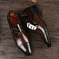 Listmrge kožne cipele za muškarce Haljina Muška haljina kožna kožna klizanje muške cipele cipele Kožne