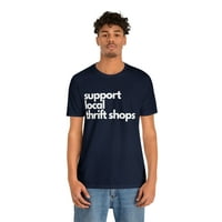 Podrška lokalnim majicama štedljive trgovine
