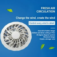 Tking Modni ljetni ventilator klima uređaj Vanjski radni reflektivni prsluk - višebojna m