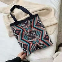 Shopping torba Proljeće Ljeto WOVEN Handmade All-Match Shopping Bag Prijenosni ramena Mala svježa pletena