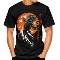 FNNYKO MAN & WOGE majica Dragon Ball Print Casual Shortsleeve Poliester O-izrez Fahion majica za odrasle
