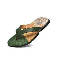 Muške flip flops ljetne tange sandale na plaži sandala kućna modna casual cipela klizanje na zelenom